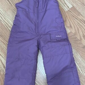 OshKosh B'gosh Kids Purple Snow Bib Overalls